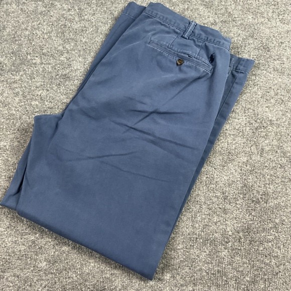 Polo Ralph Lauren Chino Pants Mens size 38x30 Blue Pocket Logo - Picture 9 of 9
